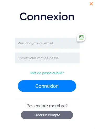 Connexion des membres du SlotsPalace Casino