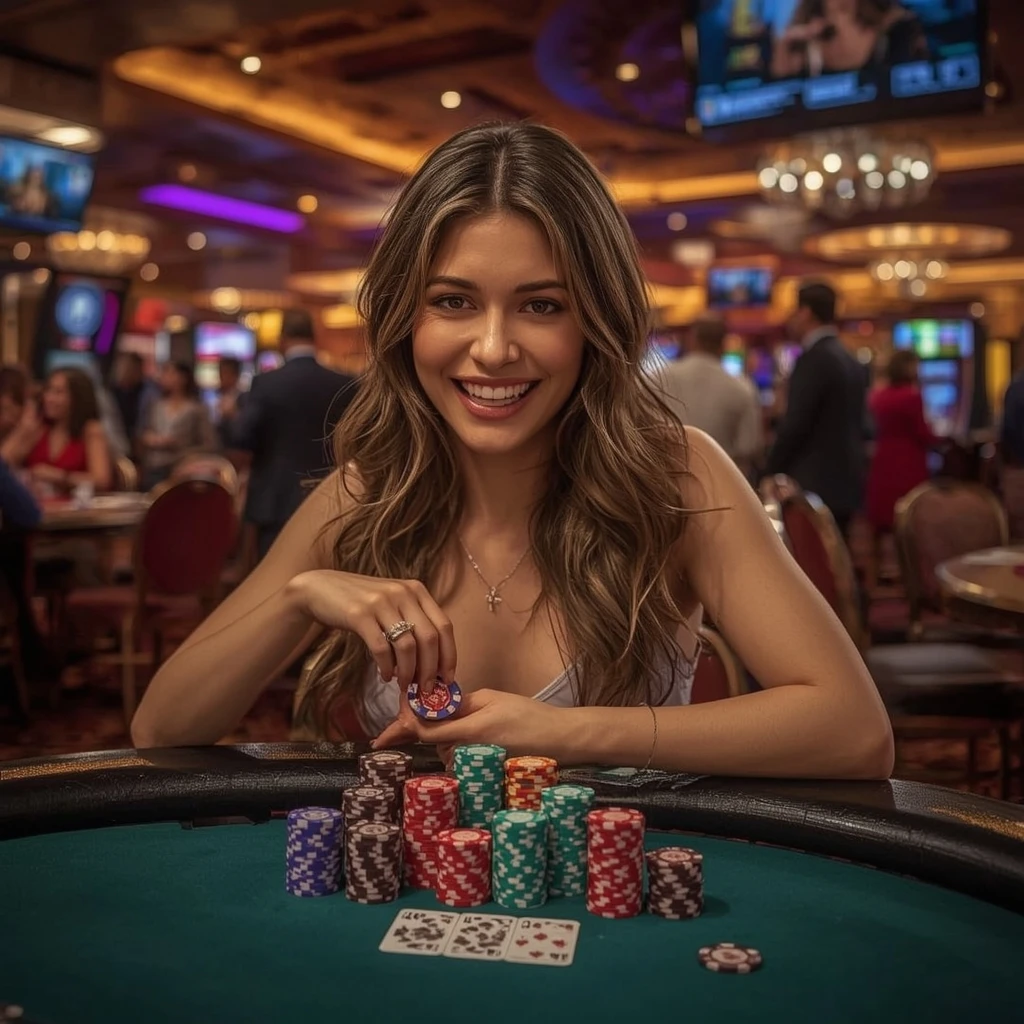 bonus dans les mains d'un homme au casino SlotsPalace Casino